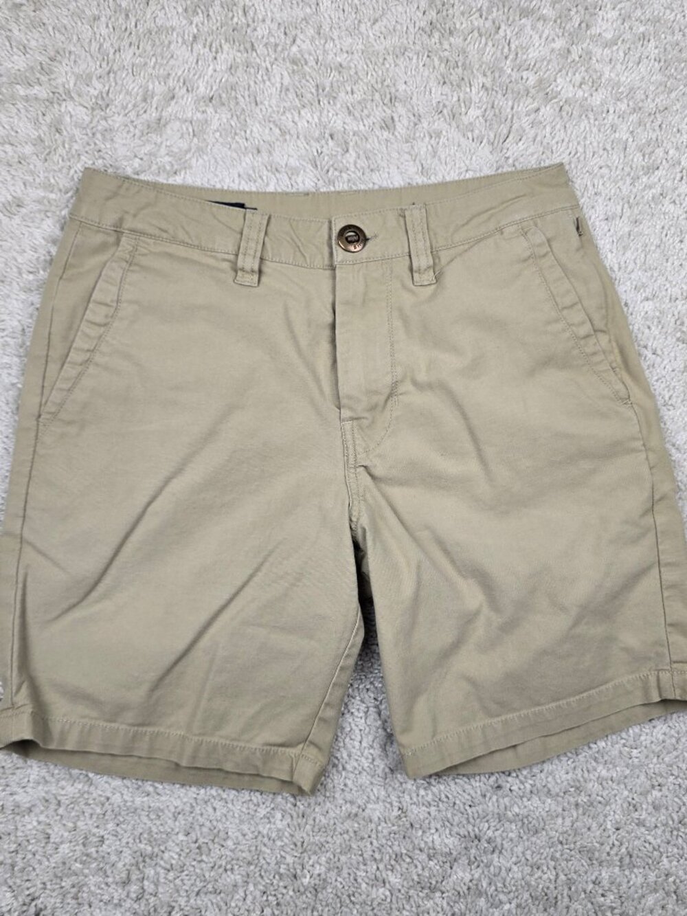 Roark Men's Casual Shorts 28 W 7.5" Shorts Khaki Chino Hiking Camp Adventure USA